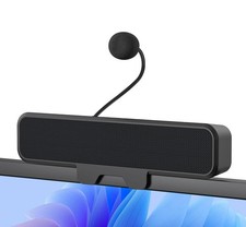 Computer Speakers with Microphone for Desktop PC, USB Monitor Speakers with C...