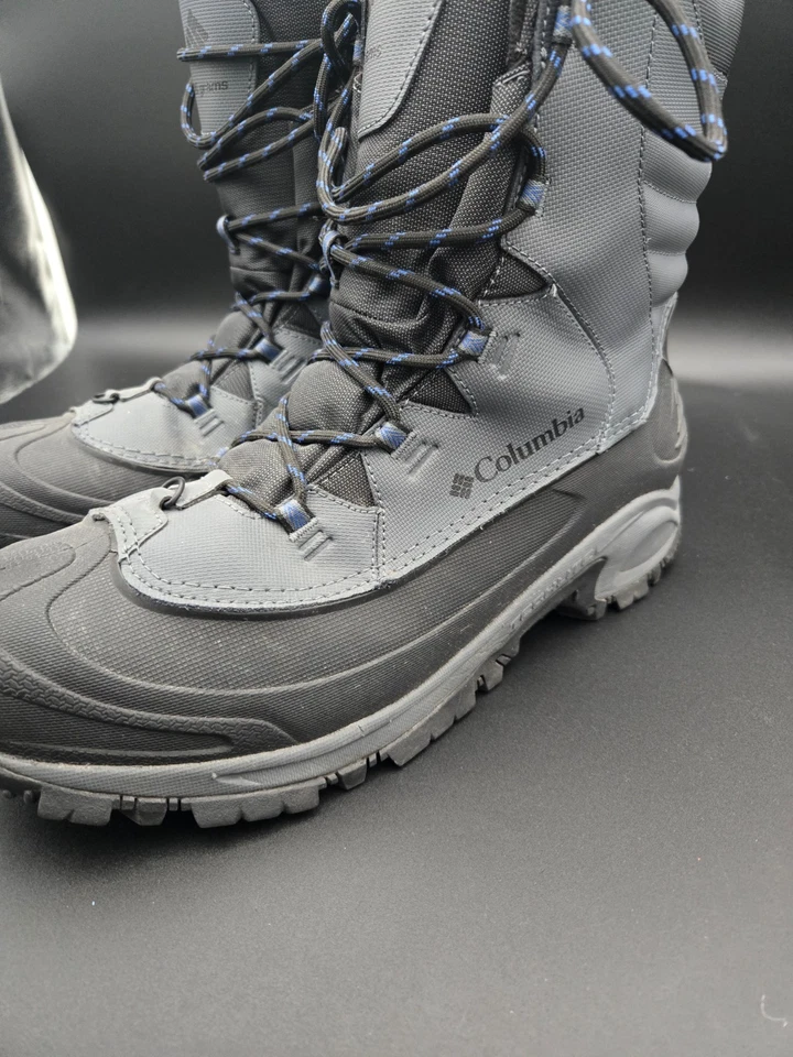 Men's Size 13 Columbia Gray/Black Motorcycle Riding Boots - Pre-Owned - Image 2 of 4