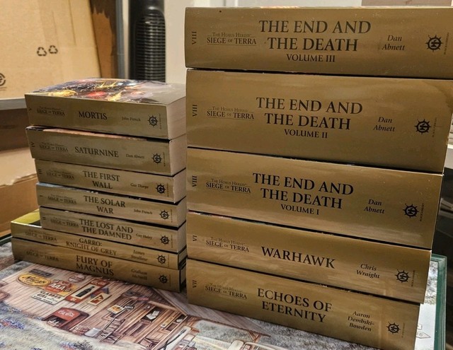 The Horus Heresy Siege Of Terra Warhammer 40k Book Lot 1-8 + Garro + Fury Magnus