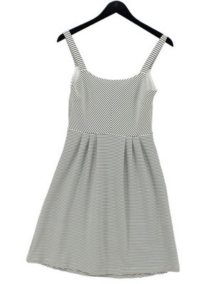 MUDO A-Line Midi Dress in White