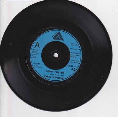 Barry Manilow   Lonely Together (UK) ++ used ++