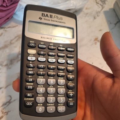 Texas Instruments BA II  Plus Professional Advance Business Analyst Calculator
