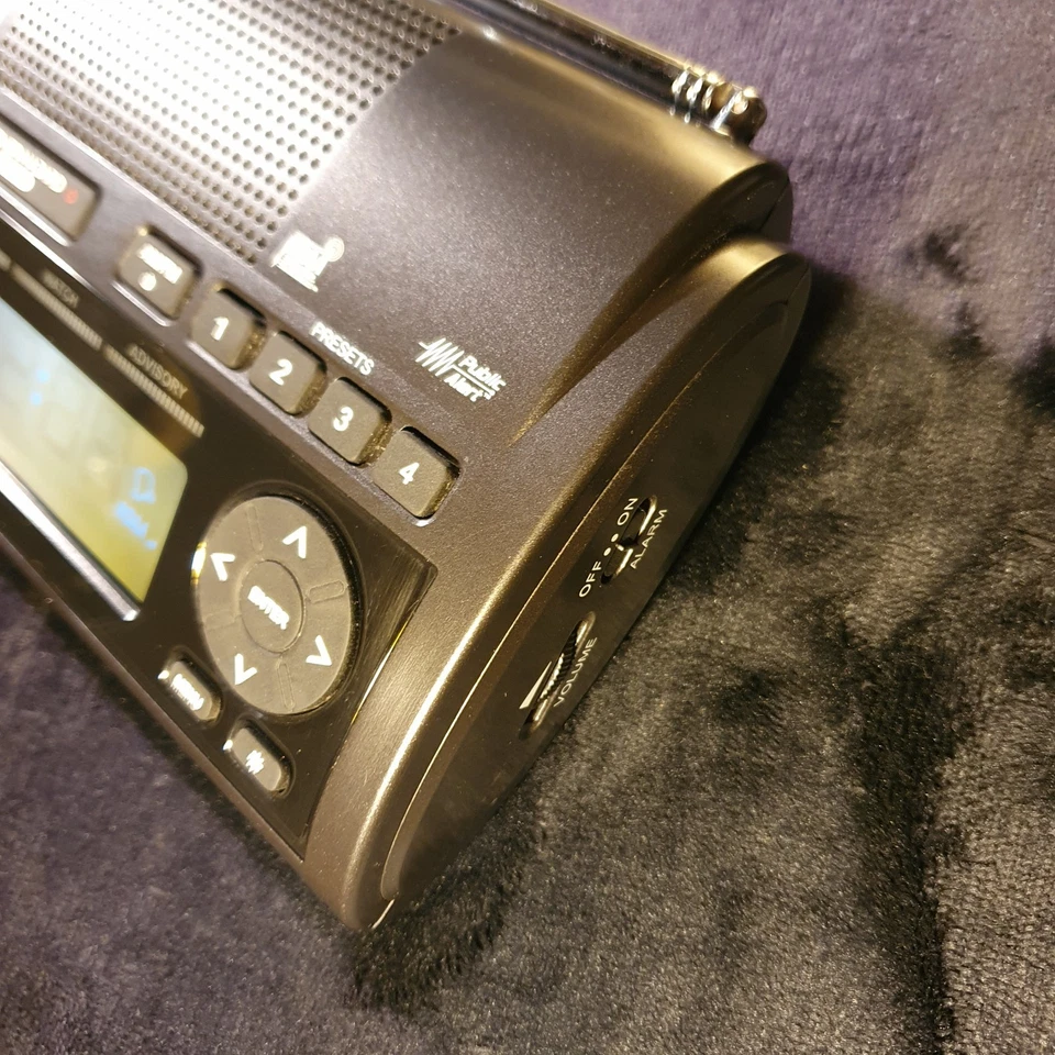 Radio de alerta meteorológica de emergencia Midland WR400 NOAA radio AM FM excelente usado Foto 2 de 4