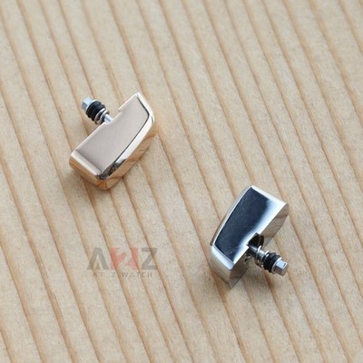 18K Rose Gold/Steel Watch Button Pusher for Patek Philippe PP 5990 40.5mm Watch
