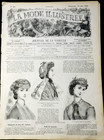 La Mode Illustree -Sunday, 10 June 1866, No.24, French Fashion Magazine. — photo 1