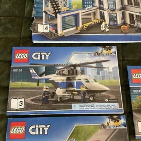 Lego Manual Instruction Books Various Police City Sets 60138 60139 60141 60312