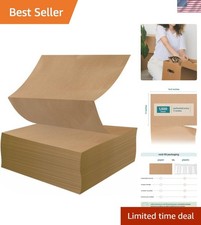 100% Recycled Kraft Packing Paper - 1500 Sheets for Safe Shipping and Moving