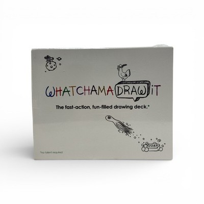Whatchama Draw It  Fast Fun Drawing Game The Imageering Company 2010 New Sealed