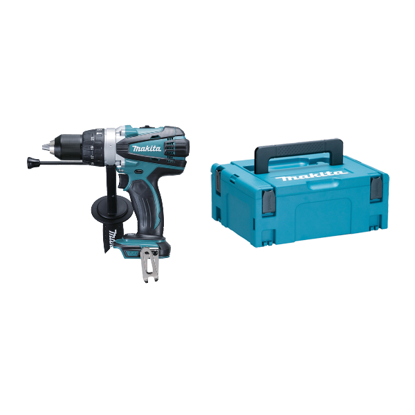 Makita DHP458ZJ 18v Combi Drill Body Only In Makpac Case