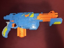 NERF Vortex Praxis Blue Blaster - Tested, Works Great!