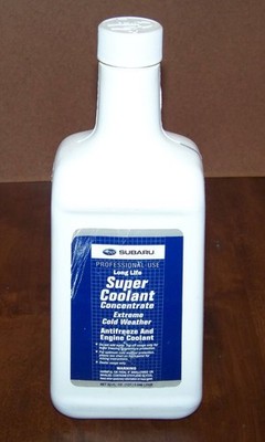 1 QUART SUBARU LONG LIFE SUPER COOLANT CONCENTRATE EXTREME COLD WEATHER