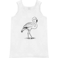 'Flamingo Walking Through Water' Adult Vest / Tank Top AV060669 