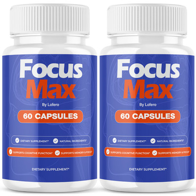 (2 Pack) Focus Max Capsules Brain Supplement Pills FocusMax Sharp Memory (120ct)