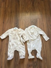 Peter Rabbit & Teddy Bear Zip Sleepsuit Bundle - First Size