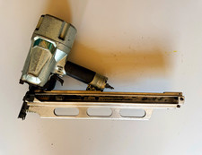 Metabo HPT S1 Pneumatic Nail Gun Nailer, Silver/Black Air-Powered Tool