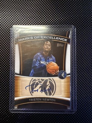 2025-26 Topps - Marks of Excellence Tristen Newton #ME-TN (AU)