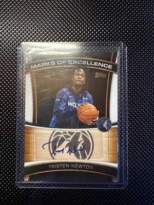 2025-26 Topps - Marks of Excellence Tristen Newton #ME-TN (AU) - Bild 1 von 2