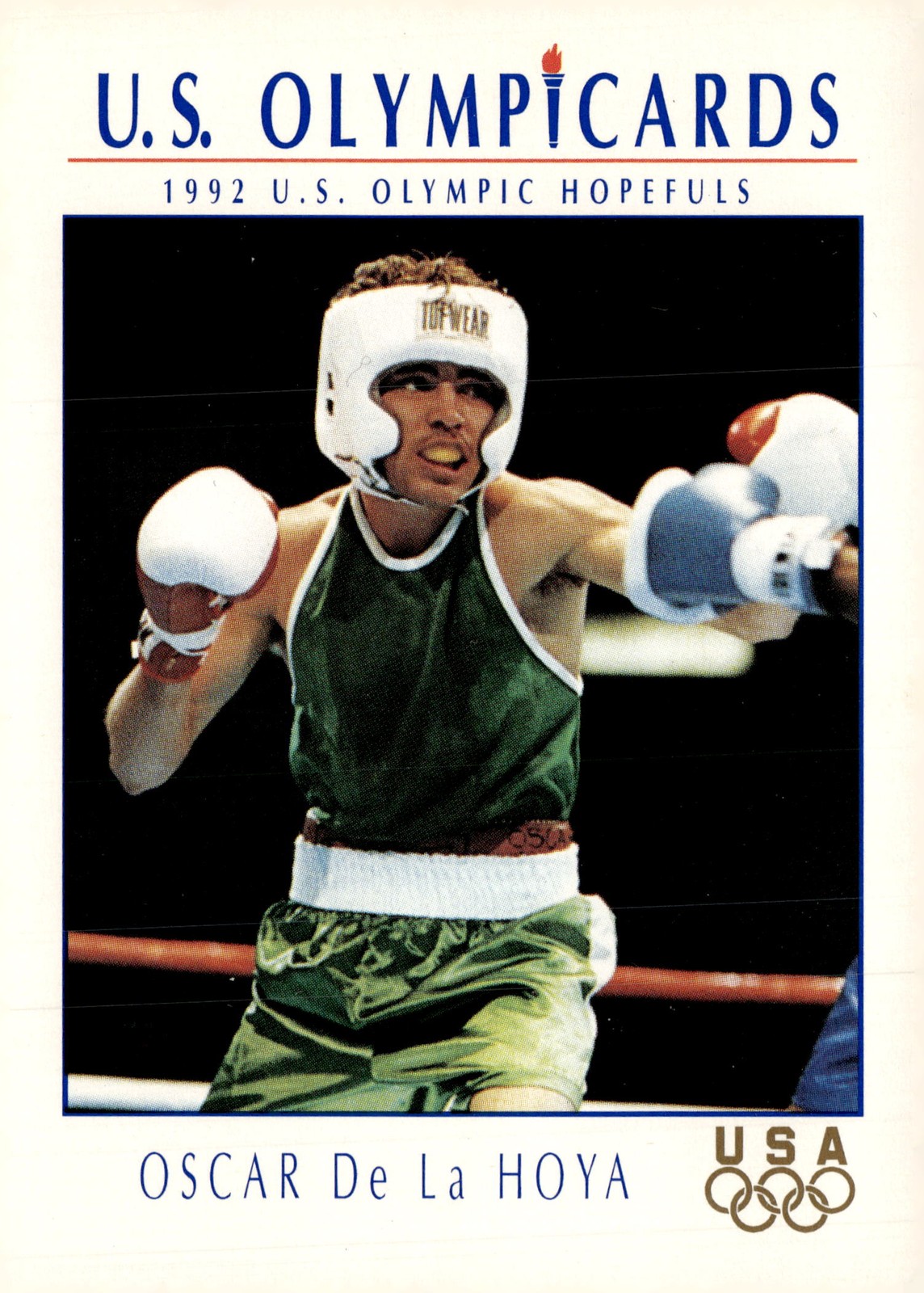 1992 Impel Olympicards: 1992 U.S. Olympic Hopefuls #23 Oscar de la Hoya