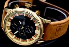 Orologio automatico uomo FORSINING colori oro marrone con datario ottimo design