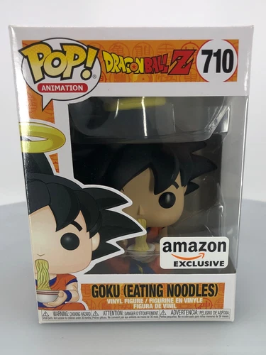 Funko POP! Animación Anime Dragon Ball Z DBZ Goku Comer Fideos #710 DAÑADO