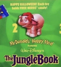 Disney's Junior 1997 The Jungle Book McDonald's Happy Meal Toy 2 Sealed
