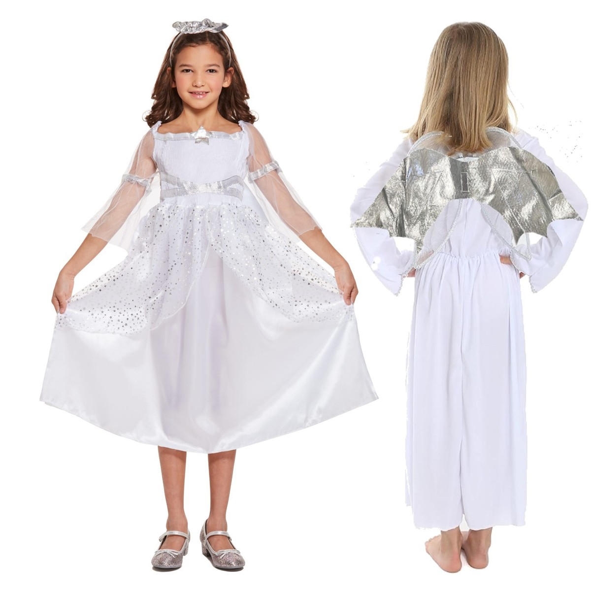 white christmas dresses Child Christmas Angel Costume