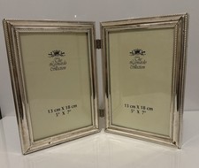 The Leonardo Collection silver-plated double hinged photo frame X 2 pictures#14