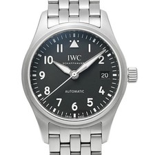 IWC Pilot'S Watch IW324010 Black Case Size 36mm x 36mm Men's Used Watch #31031