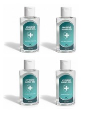 10 x Hand Sanitiser Gel 100ml Anti Bacterial Sanitizer Kills 99.9% Travel Size