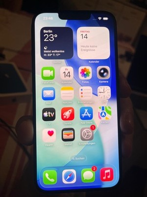 Original iPhone 13 Display OLED Bildschirm Einheit Ausgebaut Schwarz