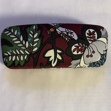 Vera Bradley Floral Hard Case Glasses Sunglasses Multicolor Flip Top Felt Lining