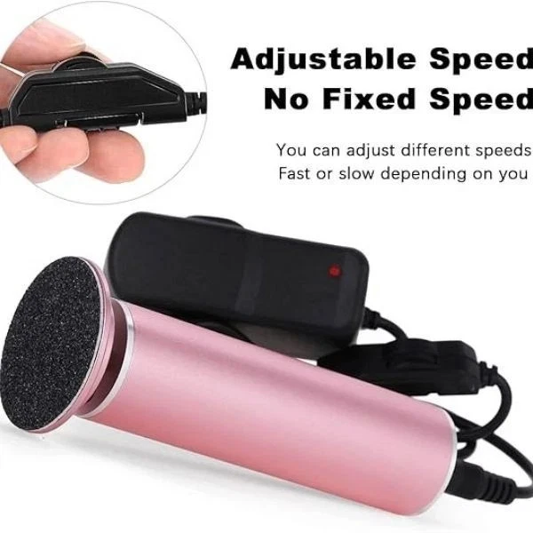 Electric Foot Callus Remover & 60pcs Replacement Sandpaper File Pedicure Tool - Image 2 of 4