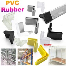L-Shaped PVC Rubber Profile Cover Triangle Angle Iron End Caps Table Chair Feet