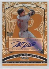 2009 Bowman Sterling Gold Refractor 15/50 Nolan Reimold (Autographed) Auto 0af