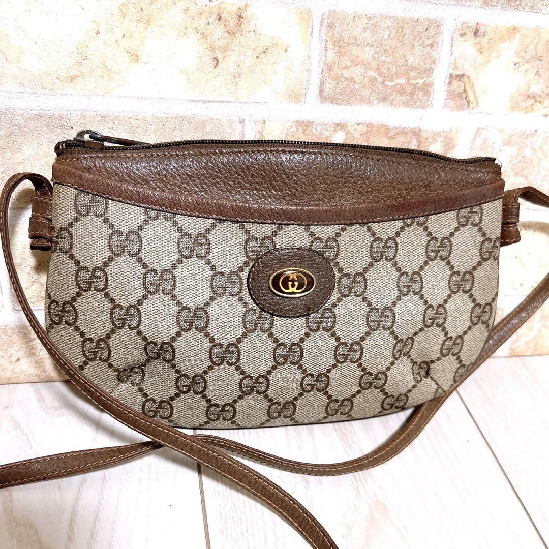 Gucci GG Supreme Small PVC Coated Canvas Crossbody Shoulder Bag