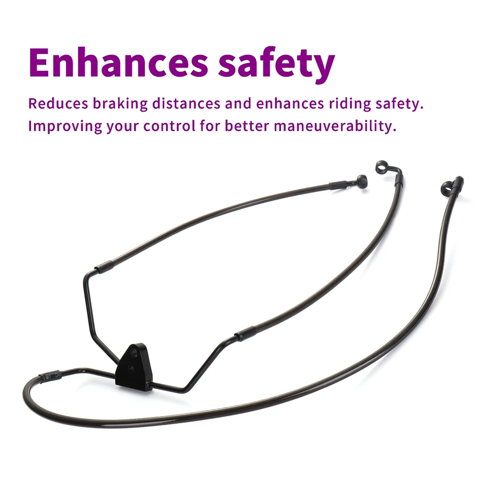 12'' Bar Clutch Cable Kit for Harley Touring Road Street Glide 2008-2013 No ABS - Image 4 of 4