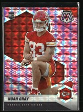 2021 Panini Mosaic #387 Noah Gray Prizm Camo Pink