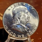 Choice Unc 1962 90% Silver Franklin Half Dollar BU