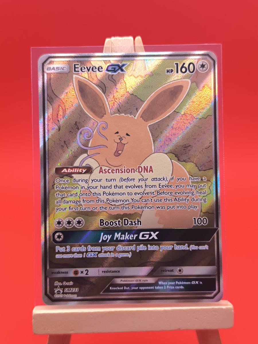 Eevee GX ENG PROMO ポケモンカード Eevee GX SM242 - NM Full Art Promo Rare Pokemon Card | eBay