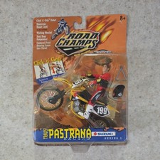 RARE Road Champs MXS Travis Pastrana Suzuki Series 1 Click n Grip Diecast NEW