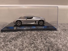 Koenigsegg CC8S 2002 - 1:43 Panini Supercars Model Diecast Italian Edition