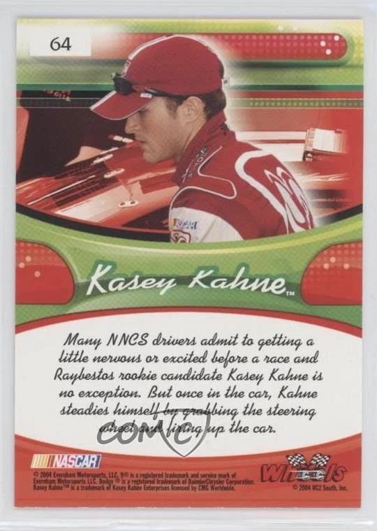 2004 Wheels American Thunder Racer Rituals Kasey Kahne #64 - Image 2 of 2