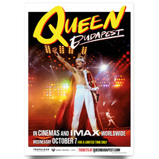 Queen Budapest Classic Movie Poster Re-Releas...