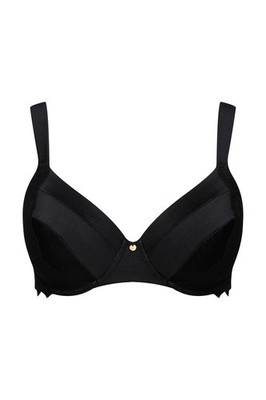 Ulla Popken Damen große Größen Bügel BH Softschalen Satin Spitze 830417