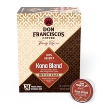 Kona Blend Coffee Pods 24 Count Medium Roast Compatible W/ Keurig Brewers