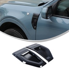 Gloss Black Front Fender Emblem Accent Trim Cover Fits Ford Maverick 2022-2025