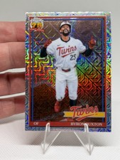 2026 Topps Series 1 - 1991 Topps Chrome Silver Pack Mojo Byron Buxton #91C-65