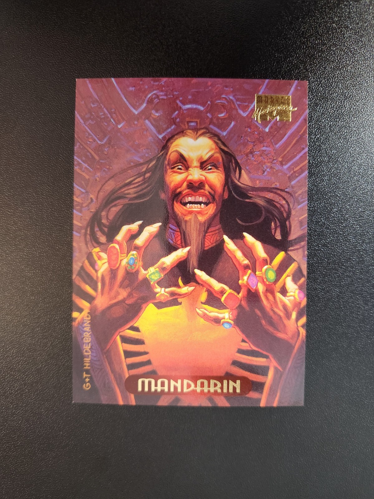 1994 Fleer Marvel Masterpieces Mandarin #71 Base Card Hildebrandt