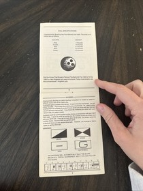 Nintendo NES Manual Only Championship Bowling Page Unstapled