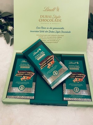 Lindt Dubai Style Chocolade 70% Cacao 3er-Set-Geschenkbx-Händler-Schnell Versand